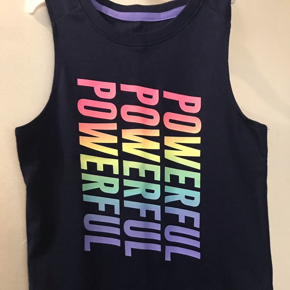 Athletic tank top girls 4/5